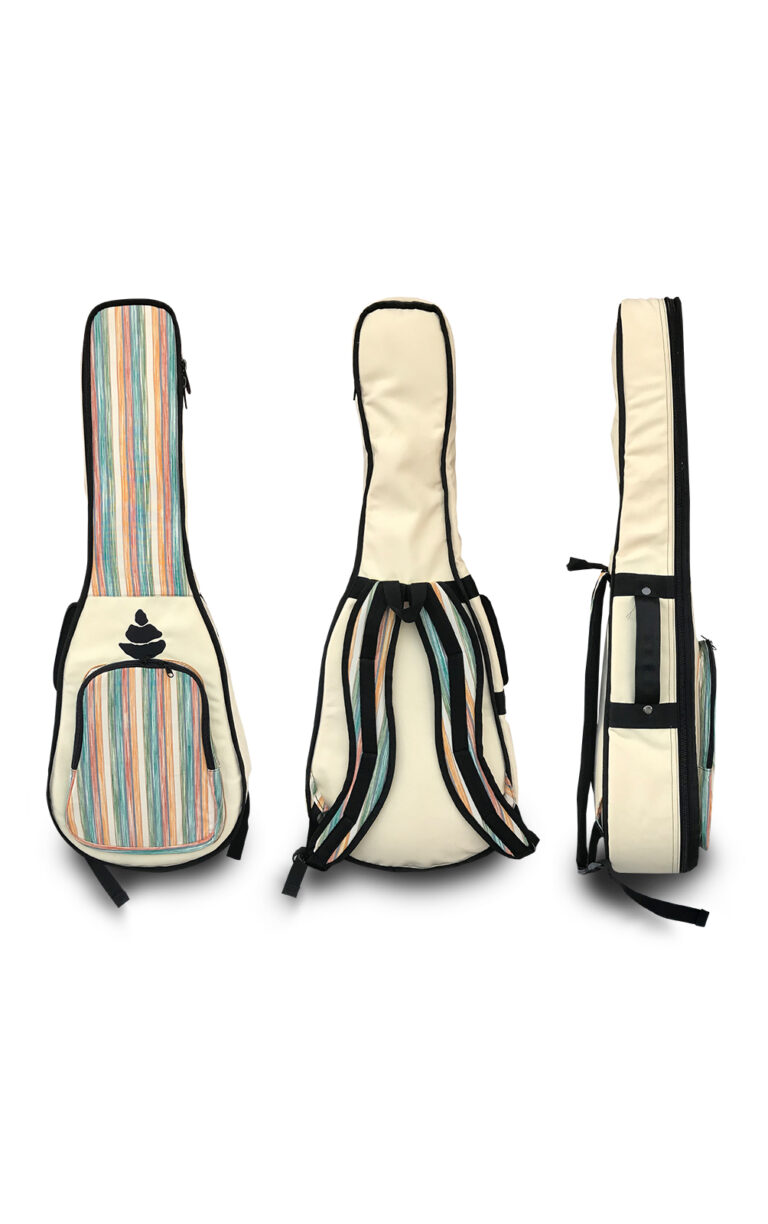Rasa Travel Guitar with a compact, handcrafted design – perfect for musicians exploring Ubud, Bali in 2025