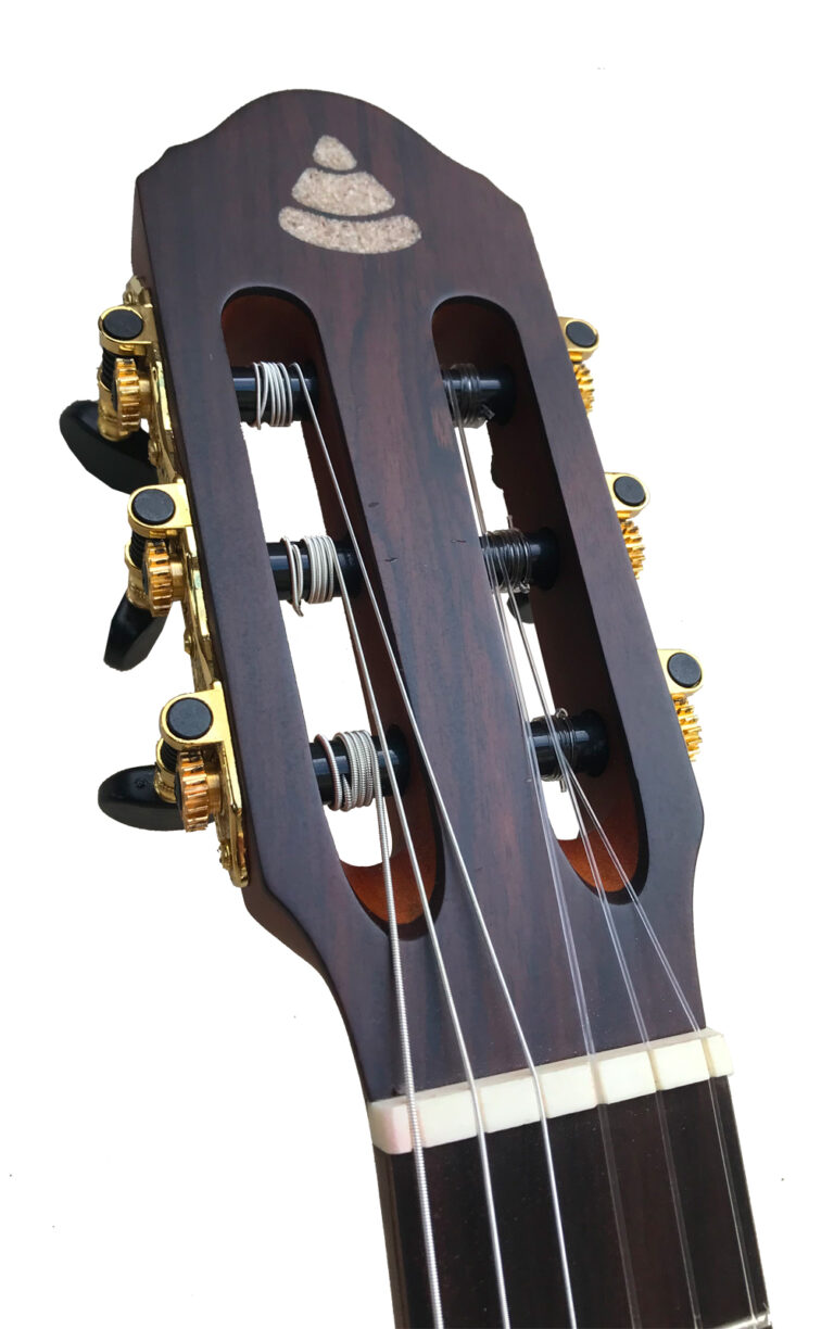 Rasa Travel Guitar with a compact, handcrafted design – perfect for musicians exploring Ubud, Bali in 2025