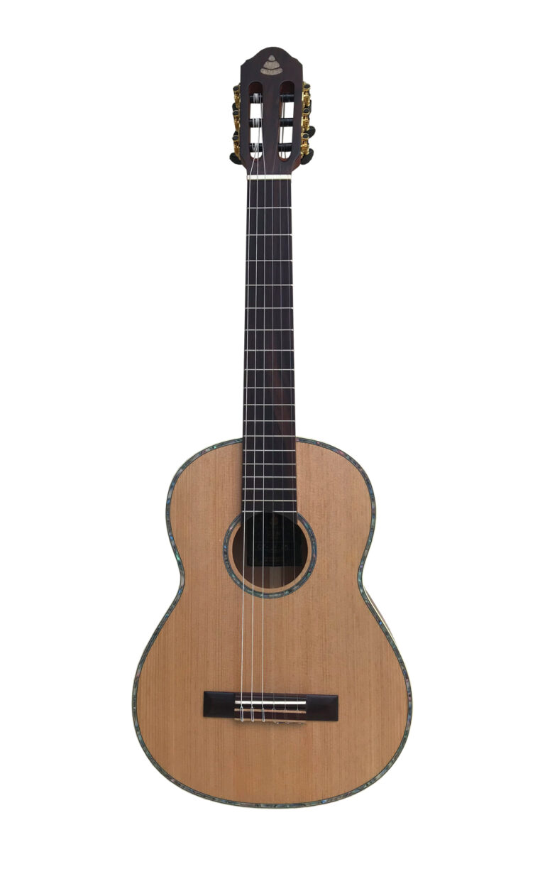 Rasa Travel Guitar with a compact, handcrafted design – perfect for musicians exploring Ubud, Bali in 2025